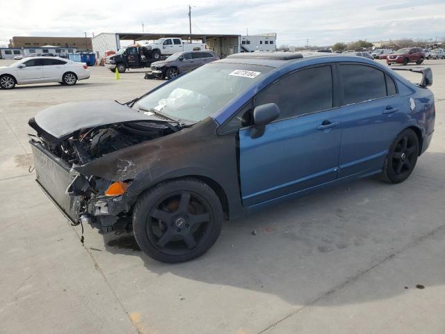 1HGFA16807L041328 - 2007 HONDA CIVIC EX BLUE photo 1