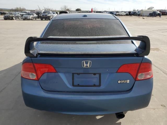 1HGFA16807L041328 - 2007 HONDA CIVIC EX BLUE photo 6