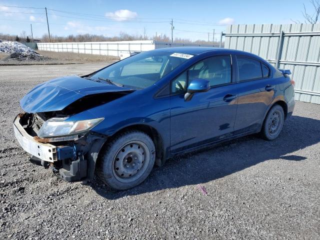 2HGFB2F42DH027164 - 2013 HONDA CIVIC LX BLUE photo 1