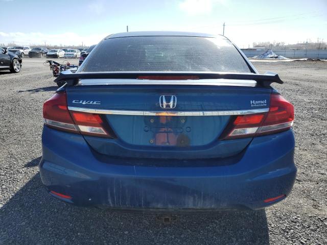 2HGFB2F42DH027164 - 2013 HONDA CIVIC LX BLUE photo 6