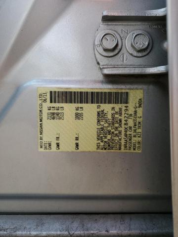 1N4AA5AP4DC842294 - 2013 NISSAN MAXIMA S SILVER photo 13