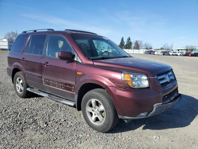 5FNYF18707B027266 - 2007 HONDA PILOT EXL BURGUNDY photo 4