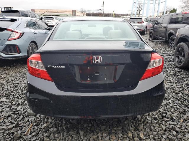 19XFB2F56CE369833 - 2012 HONDA CIVIC LX BLACK photo 6