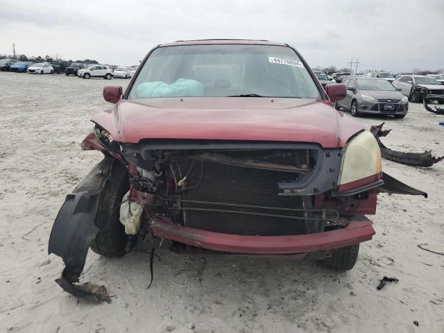 2HKYF18563H536451 - 2003 HONDA PILOT EXL RED photo 5