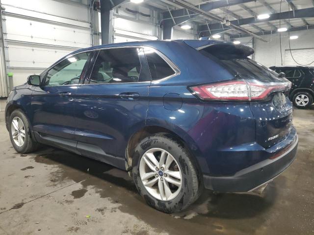 2FMPK4J84HBB80500 - 2017 FORD EDGE SEL BLUE photo 2