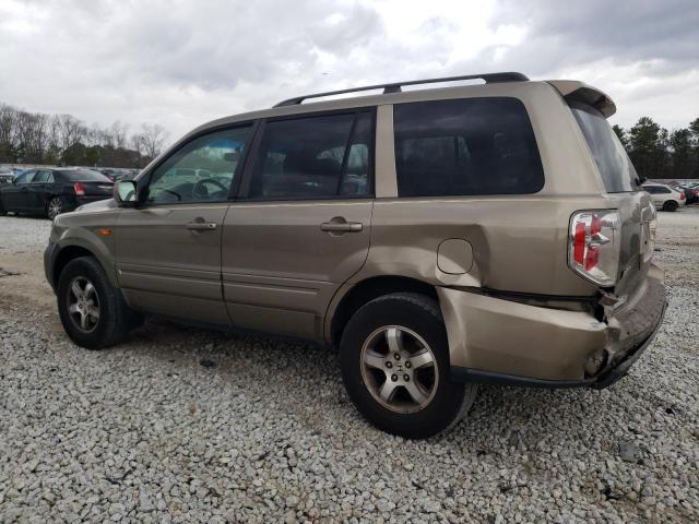 5FNYF28578B003763 - 2008 HONDA PILOT EXL BEIGE photo 2