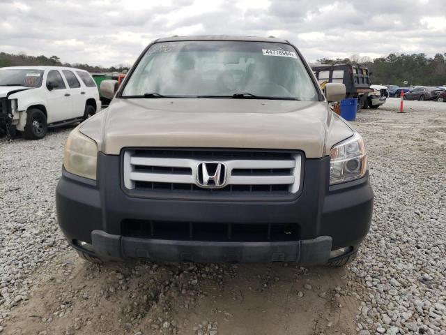 5FNYF28578B003763 - 2008 HONDA PILOT EXL BEIGE photo 5