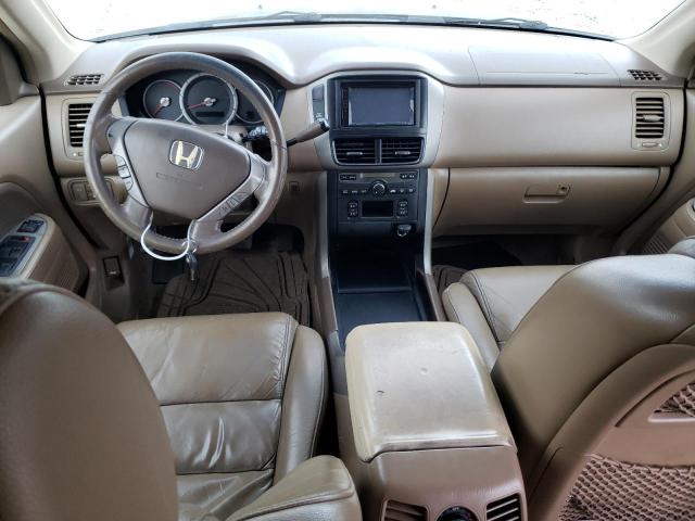 5FNYF28578B003763 - 2008 HONDA PILOT EXL BEIGE photo 8