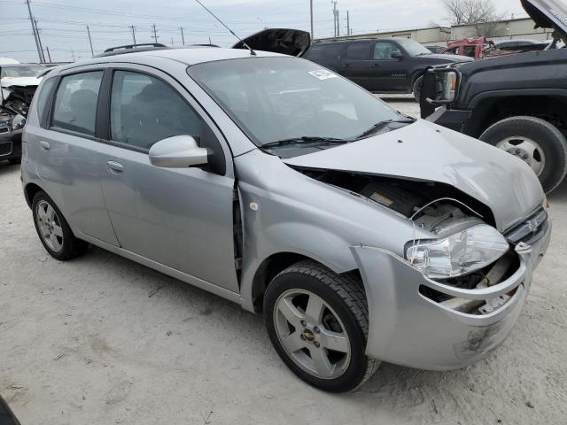 KL1TG666X6B555131 - 2006 CHEVROLET AVEO LT SILVER photo 4