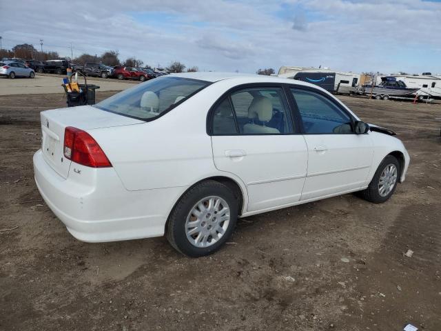 2HGES16575H566539 - 2005 HONDA CIVIC LX WHITE photo 3