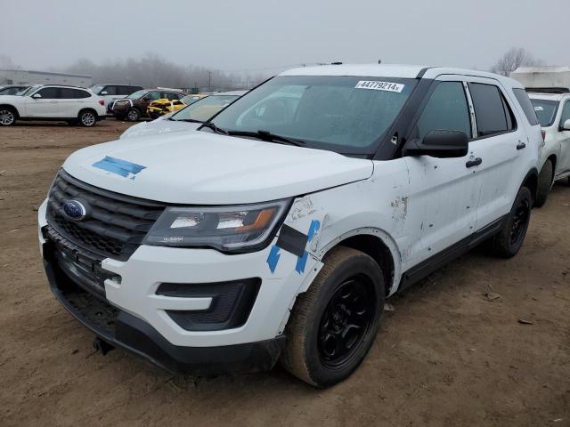 1FM5K8AR8HGA94476 - 2017 FORD EXPLORER POLICE INTERCEPTOR Սպիտակ լուսանկար 1