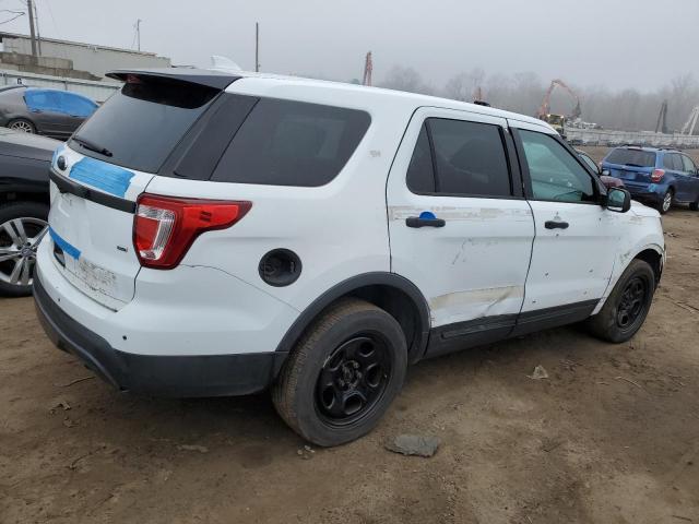1FM5K8AR8HGA94476 - 2017 FORD EXPLORER POLICE INTERCEPTOR Սպիտակ լուսանկար 3