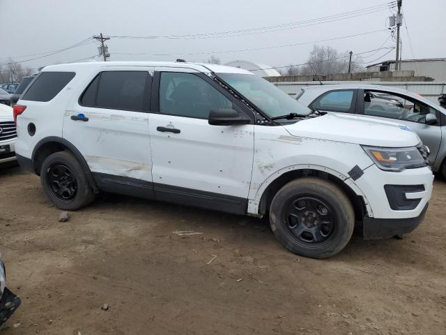 1FM5K8AR8HGA94476 - 2017 FORD EXPLORER POLICE INTERCEPTOR Սպիտակ լուսանկար 4