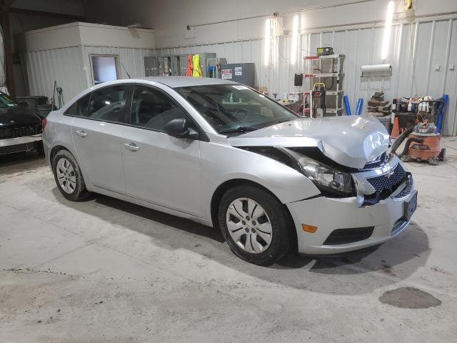 1G1PA5SG0D7292726 - 2013 CHEVROLET CRUZE LS SILVER photo 4