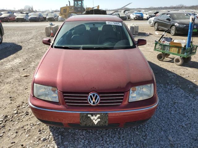 3VWSK69M44M091706 - 2004 VOLKSWAGEN JETTA GLS RED photo 5