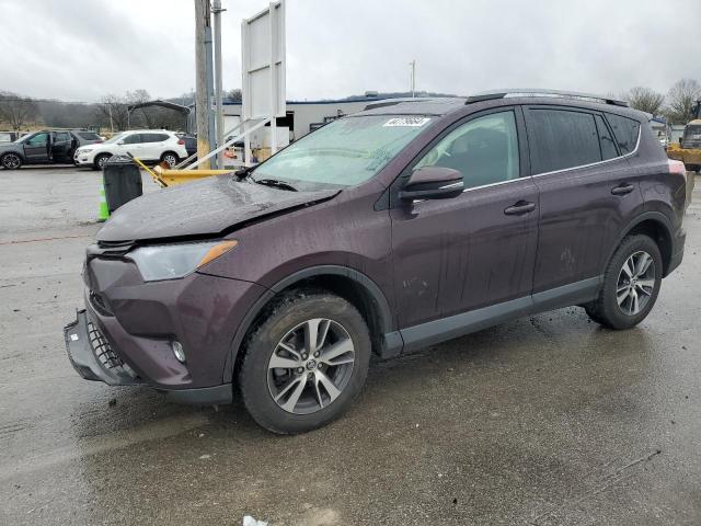 2T3RFREV3HW693118 - 2017 TOYOTA RAV4 XLE PURPLE photo 1