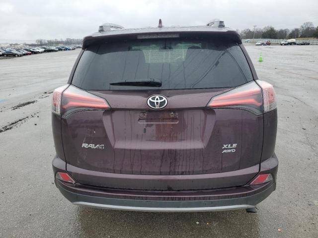 2T3RFREV3HW693118 - 2017 TOYOTA RAV4 XLE PURPLE photo 6