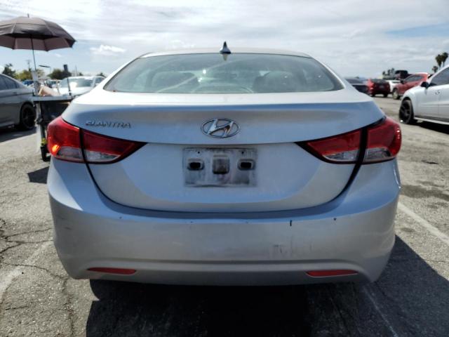 5NPDH4AE7BH051920 - 2011 HYUNDAI ELANTRA GLS SILVER photo 6