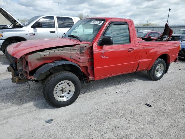 4F4YR12U72TM15582 - 2002 MAZDA B3000 RED photo 1