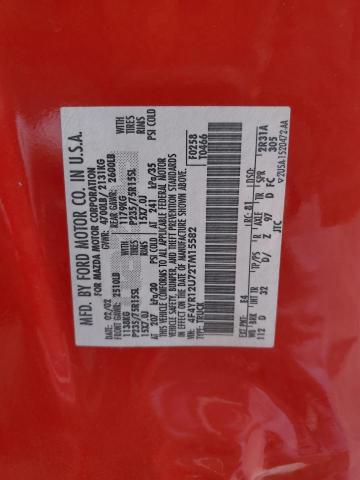 4F4YR12U72TM15582 - 2002 MAZDA B3000 RED photo 13