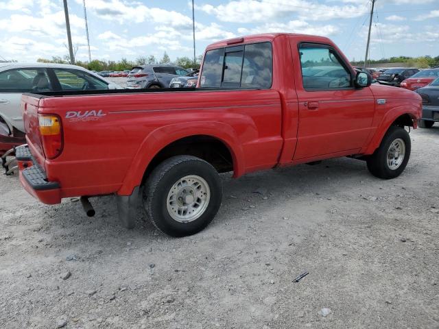 4F4YR12U72TM15582 - 2002 MAZDA B3000 RED photo 3