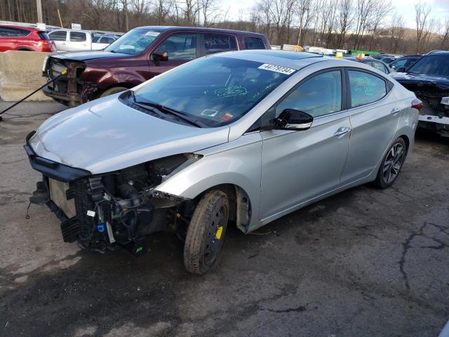 KMHDH4AE0EU143862 - 2014 HYUNDAI ELANTRA SE SILVER photo 1