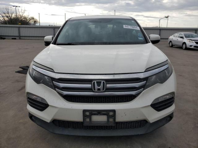 5FNYF5H58HB025661 - 2017 HONDA PILOT EXL WHITE photo 5