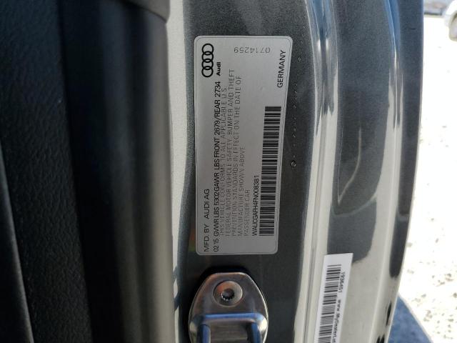 WAUCGAFH4FN008381 - 2015 AUDI S5 PREMIUM PLUS 银色 照片 12