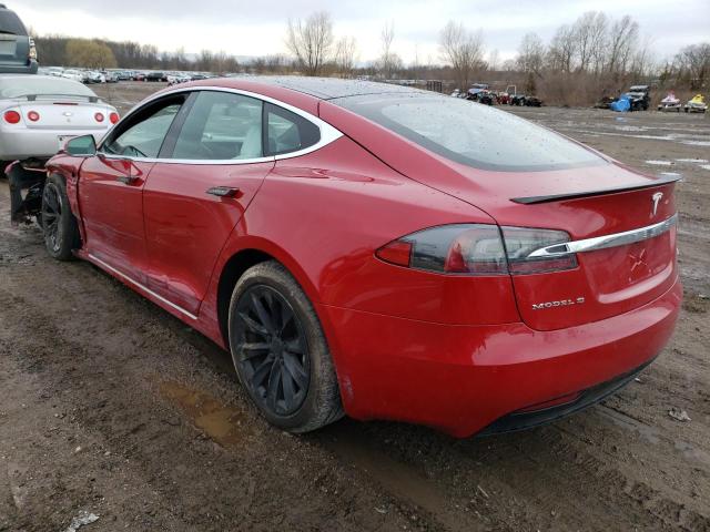 5YJSA1E20JF274193 - 2018 TESLA MODEL S Կարմիր լուսանկար 2