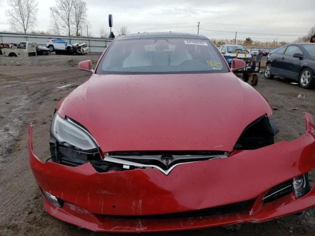 5YJSA1E20JF274193 - 2018 TESLA MODEL S Կարմիր լուսանկար 5
