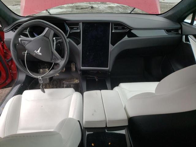 5YJSA1E20JF274193 - 2018 TESLA MODEL S Կարմիր լուսանկար 8