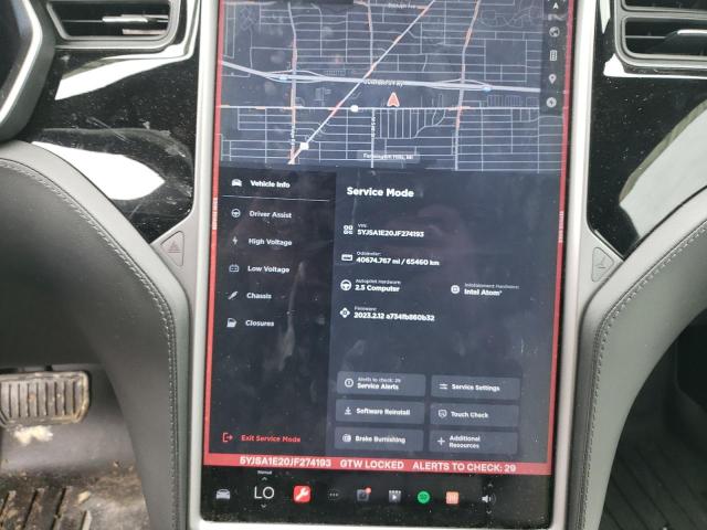 5YJSA1E20JF274193 - 2018 TESLA MODEL S Կարմիր լուսանկար 9