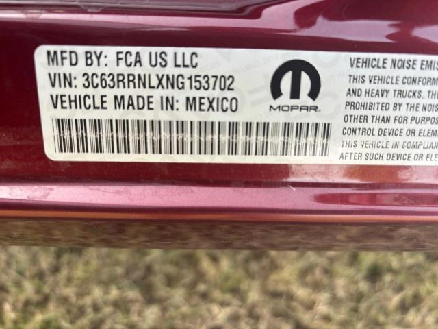 3C63RRNLXNG153702 - 2022 RAM 3500 LONGHORN BURGUNDY photo 10