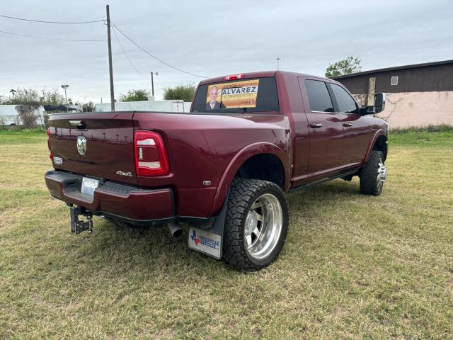 3C63RRNLXNG153702 - 2022 RAM 3500 LONGHORN BURGUNDY photo 4