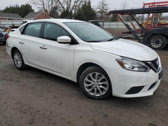 3N1AB7AP4KY288667 - 2019 NISSAN SENTRA S WHITE photo 4