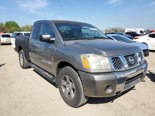 1N6BA06B57N216645 - 2007 NISSAN TITAN XE GRAY photo 4