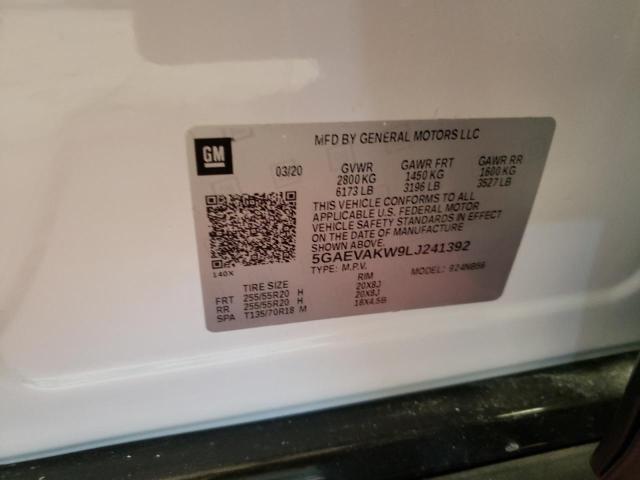 5GAEVAKW9LJ241392 - 2020 BUICK ENCLAVE ESSENCE 白色 照片 13