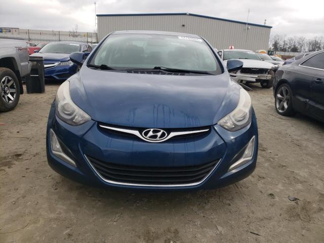 KMHDH4AE4FU224316 - 2015 HYUNDAI ELANTRA SE BLUE photo 5