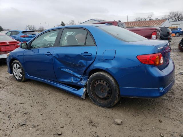 1NXBU40E89Z021356 - 2009 TOYOTA COROLLA BASE BLUE photo 2