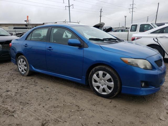 1NXBU40E89Z021356 - 2009 TOYOTA COROLLA BASE BLUE photo 4