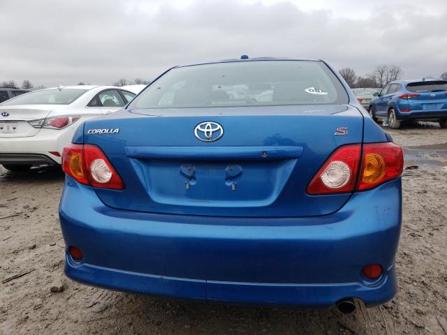 1NXBU40E89Z021356 - 2009 TOYOTA COROLLA BASE BLUE photo 6