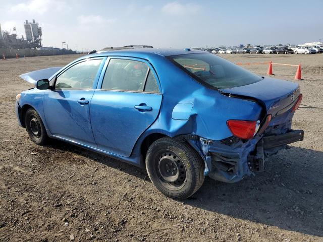 JTDBU4EE3AJ085761 - 2010 TOYOTA COROLLA BASE BLUE photo 2