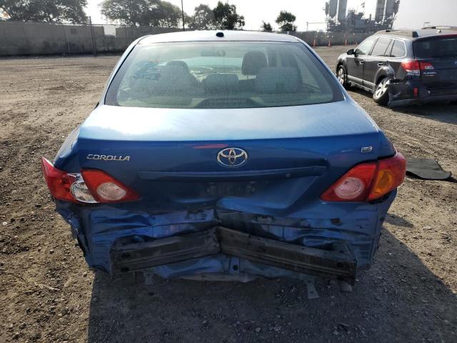 JTDBU4EE3AJ085761 - 2010 TOYOTA COROLLA BASE BLUE photo 6