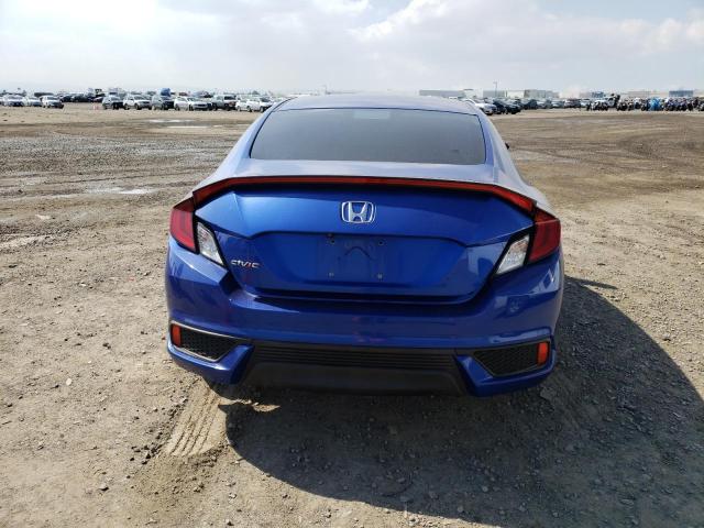 2HGFC4B58JH305584 - 2018 HONDA CIVIC LX BLUE photo 6