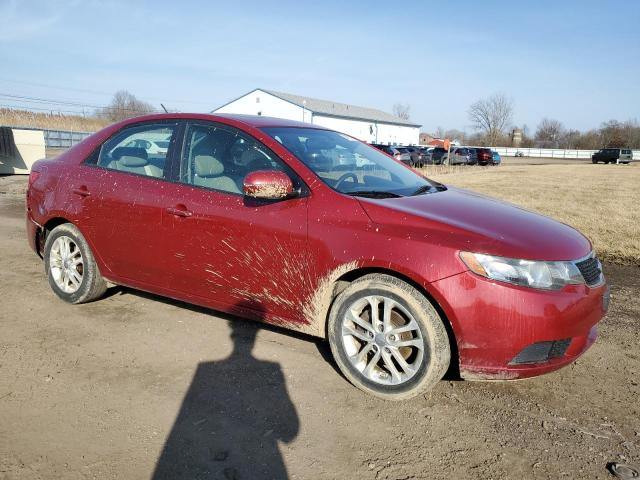 KNAFU4A26B5361953 - 2011 KIA FORTE EX RED photo 4