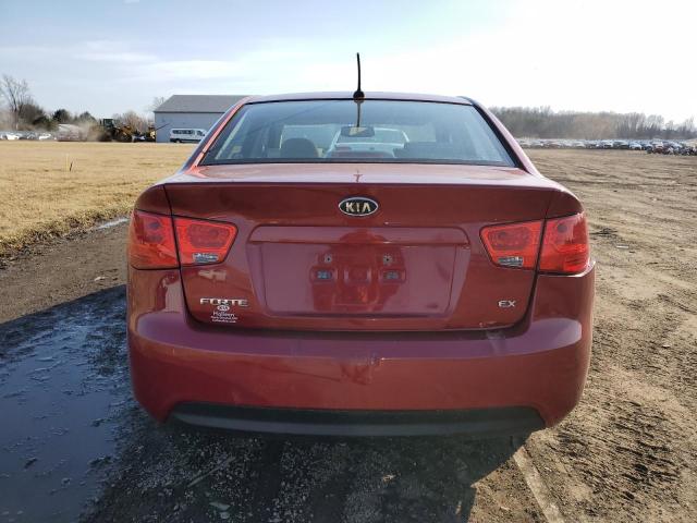 KNAFU4A26B5361953 - 2011 KIA FORTE EX RED photo 6