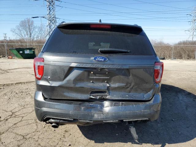 1FM5K7D86HGC18872 - 2017 FORD EXPLORER XLT GRAY photo 6