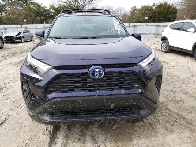 JTMRWRFV4ND156362 - 2022 TOYOTA RAV4 XLE BLUE photo 5