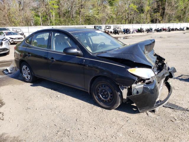 KMHDU4AD0AU949892 - 2010 HYUNDAI ELANTRA BLUE BLACK photo 4