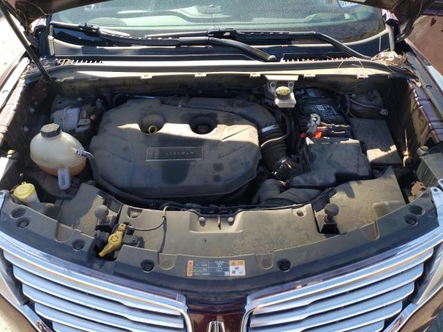5LMCJ2D90HUL44441 - 2017 LINCOLN MKC SELECT Շագանակագույն լուսանկար 12
